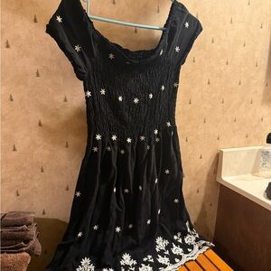 Black Floral summer Dress